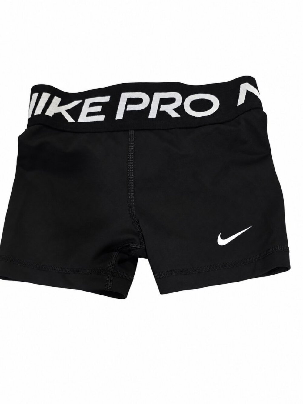 Nike Pro Girls 3" Dri-FIT Compression Shorts Black XS Youth